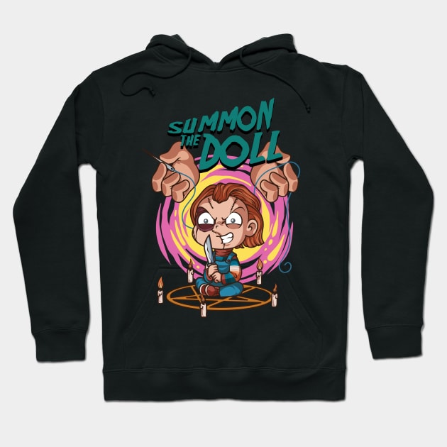 chucky summon of the doll Hoodie by namanyastudios